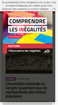 Mobile Screenshot of inegalites.fr